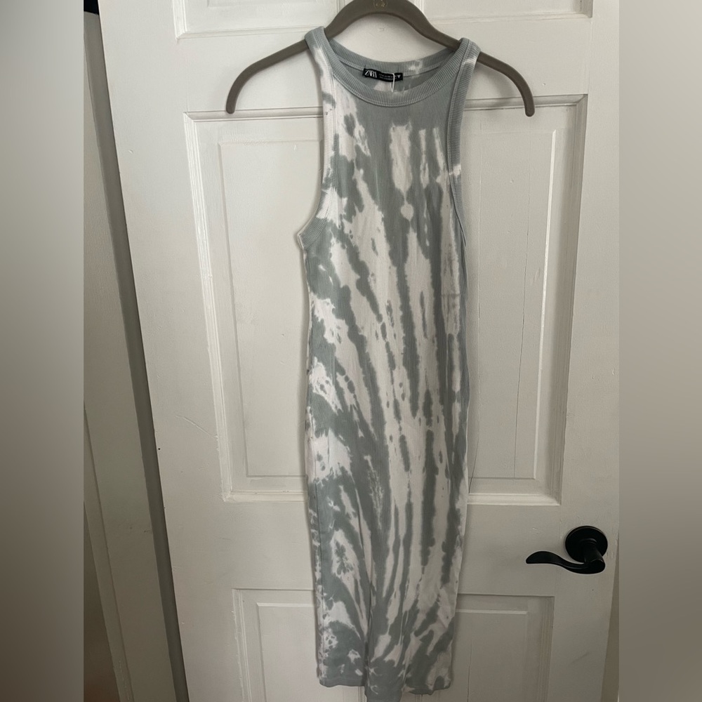 Zara tie dye tank dress